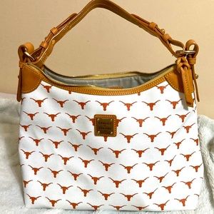 EUC Dooney & Bourke, UT leather satchel